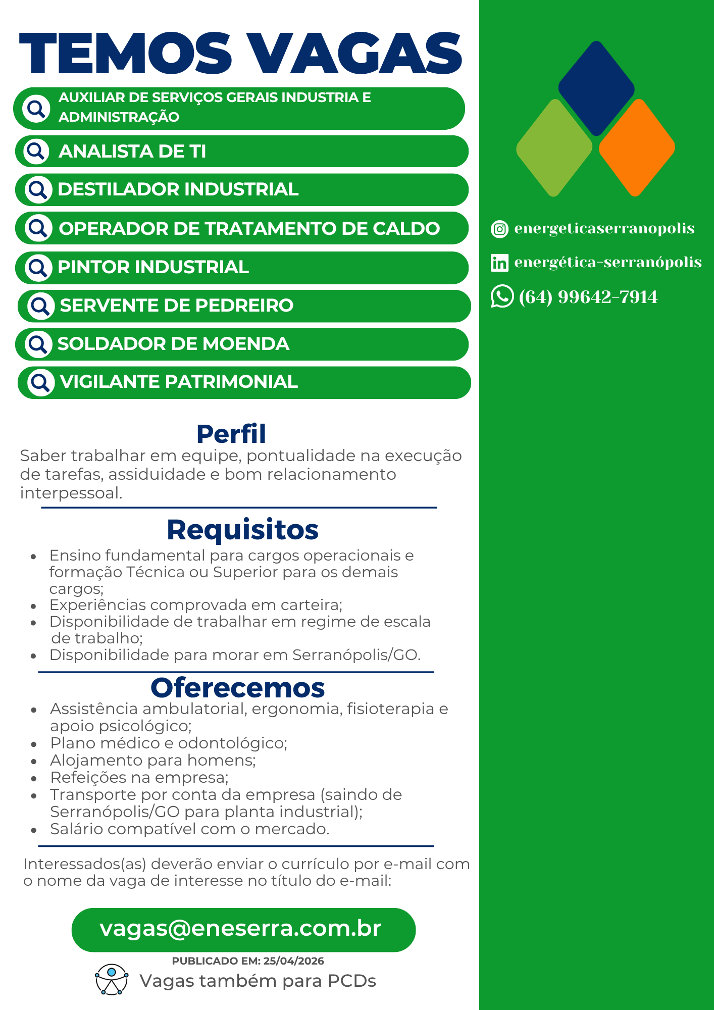 Vagas Gerais